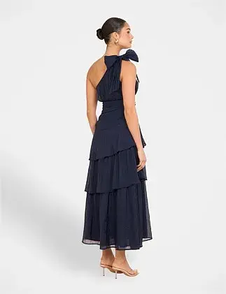 SEERA RUFFLE MAXI DRESS for rent on The Volte - main image