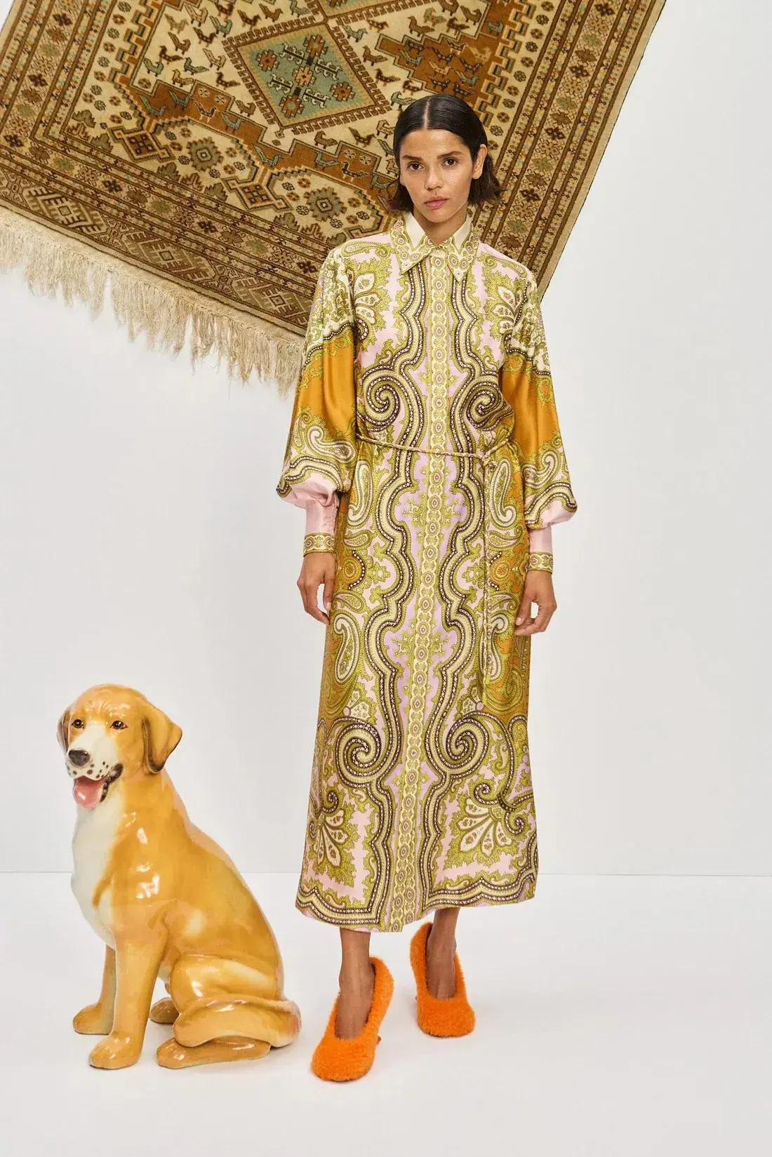 Alemais Clemenza Shirtdress Multi Print Size 16 - Image 1