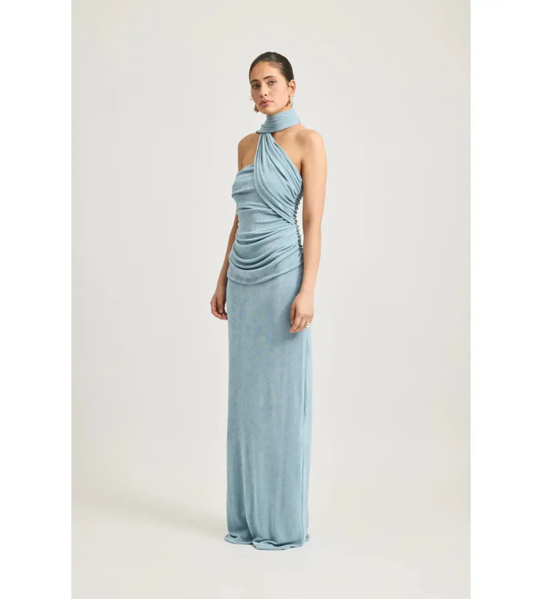 Tojha Iesha Maxi Dress Powder Blue Size 6 for rent on The Volte - main image