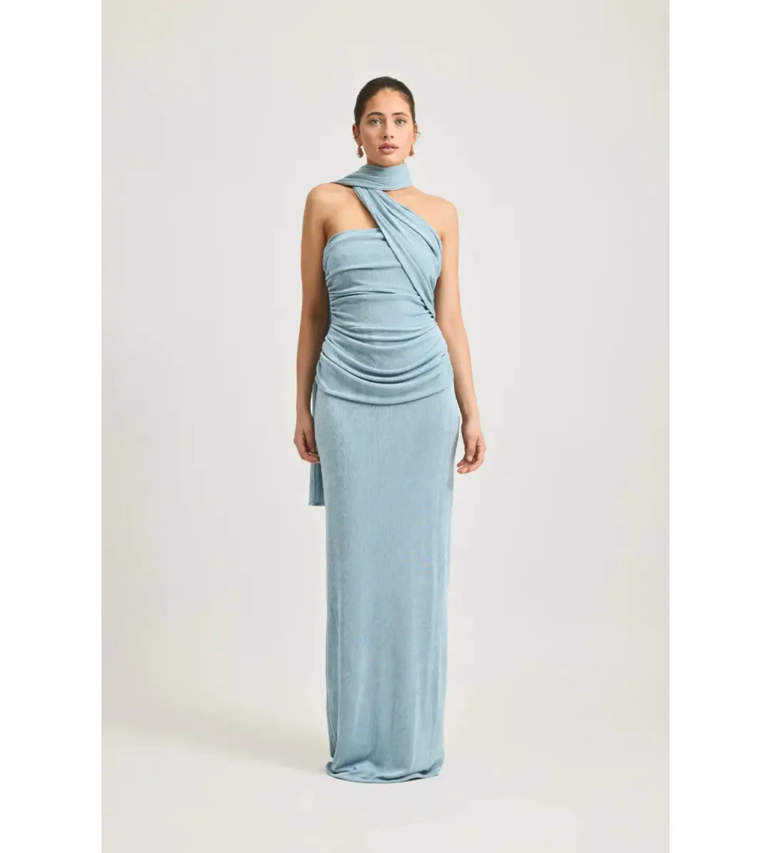 Tojha Iesha Maxi Dress Powder Blue Size 6 for rent on The Volte - main image