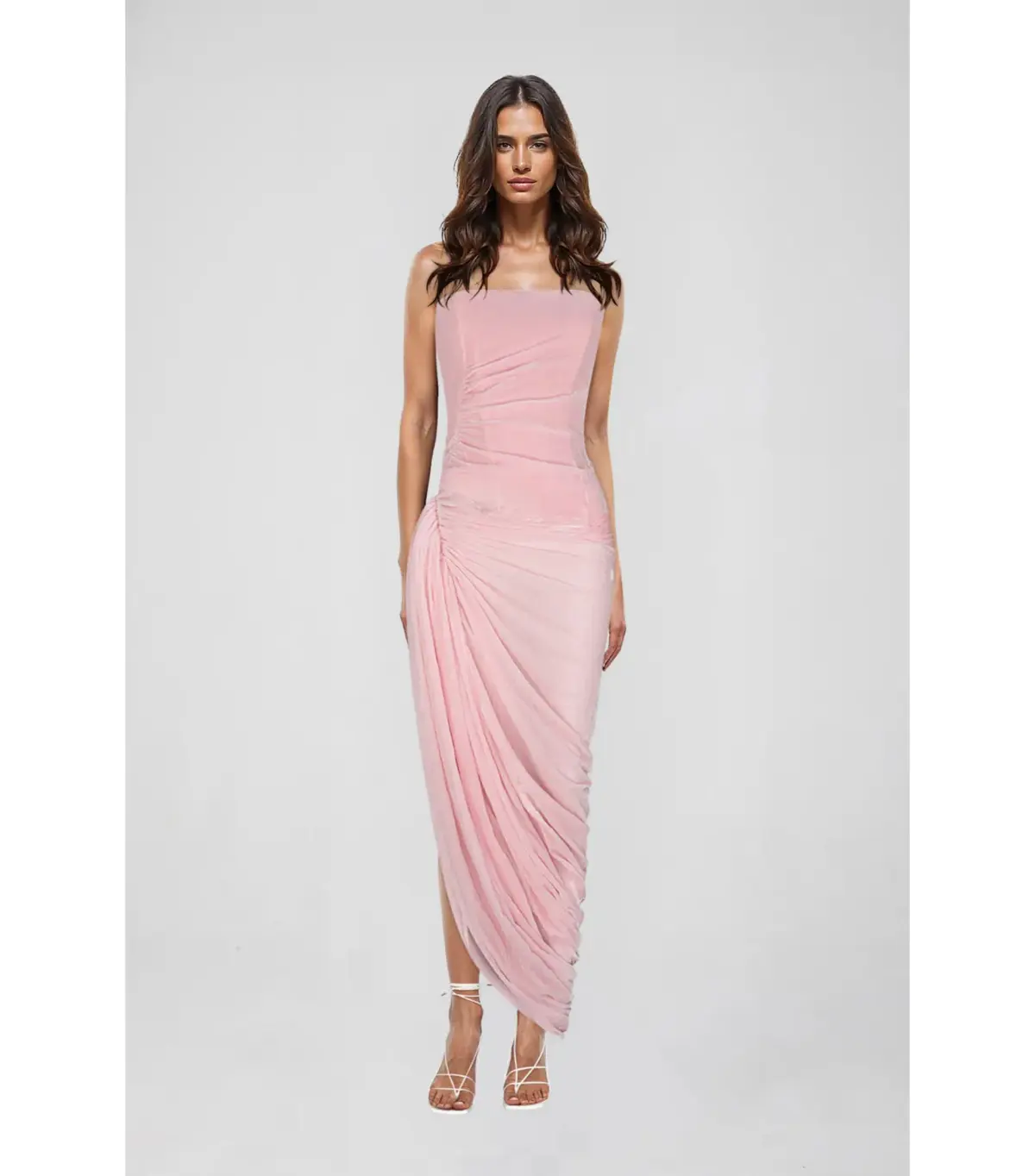 Atoir Valerie Midi Gown Vintage Pink Size AU 8 - Image 1
