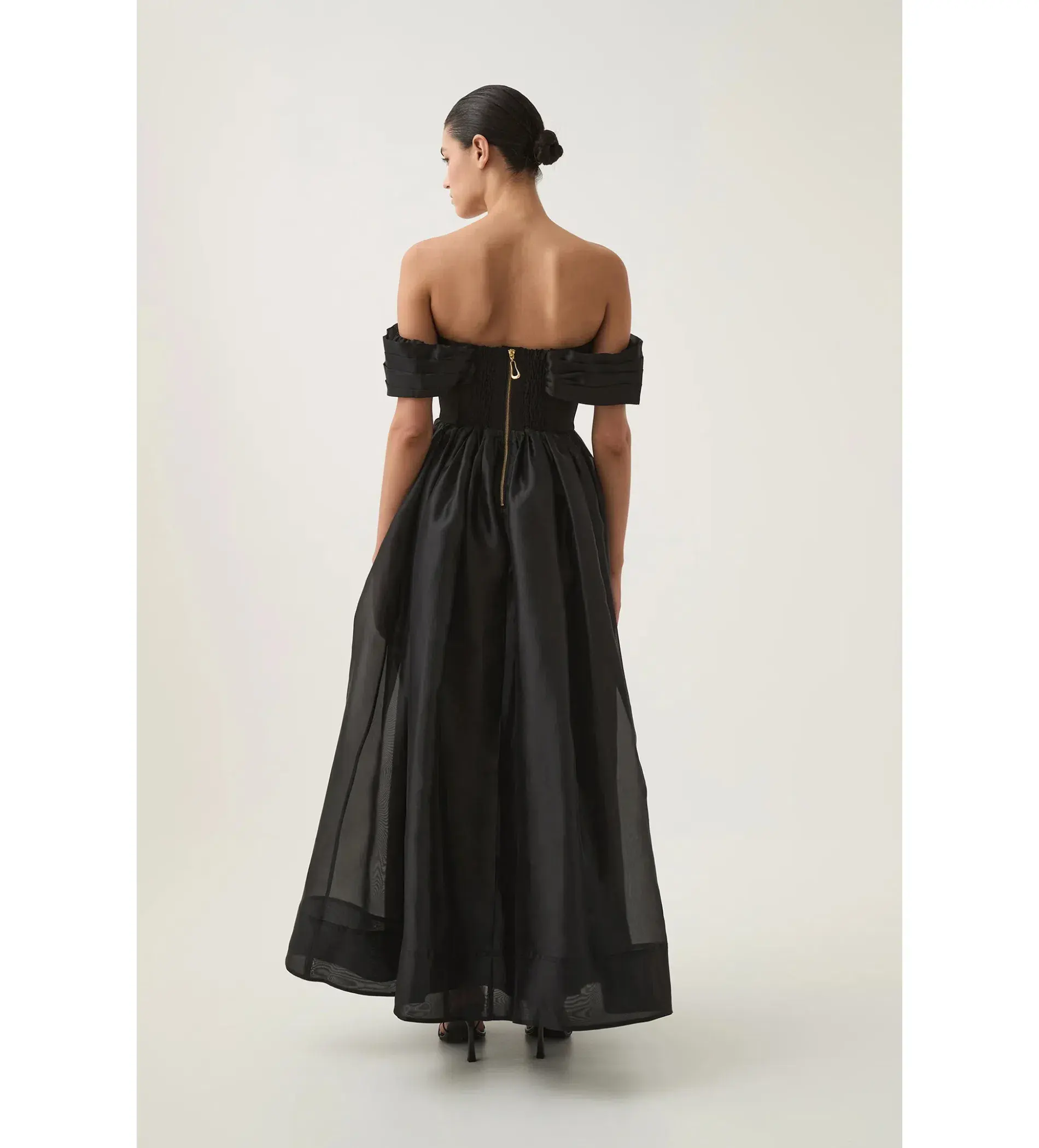 Aje Cordelia Corseted Maxi Dress Black Size 6 - Image 5