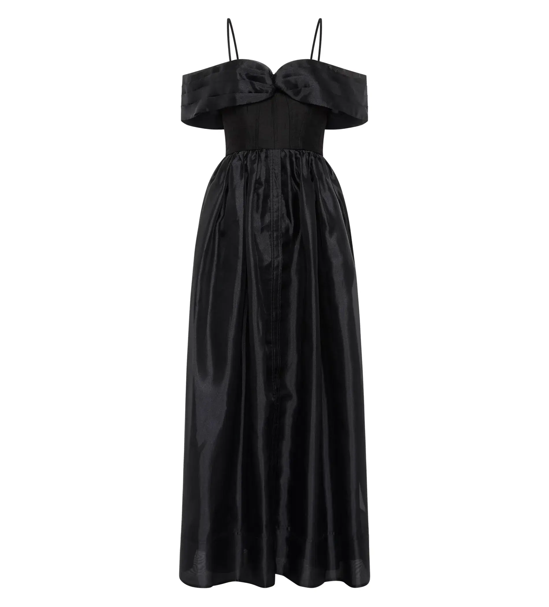 Aje Cordelia Corseted Maxi Dress Black Size 6 - Image 6