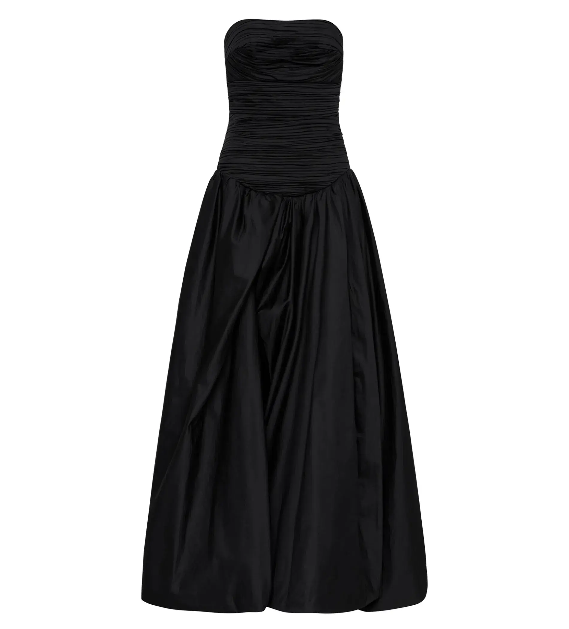 Aje Violette Bubble Hem Maxi Dress Black Size 8 - Image 5