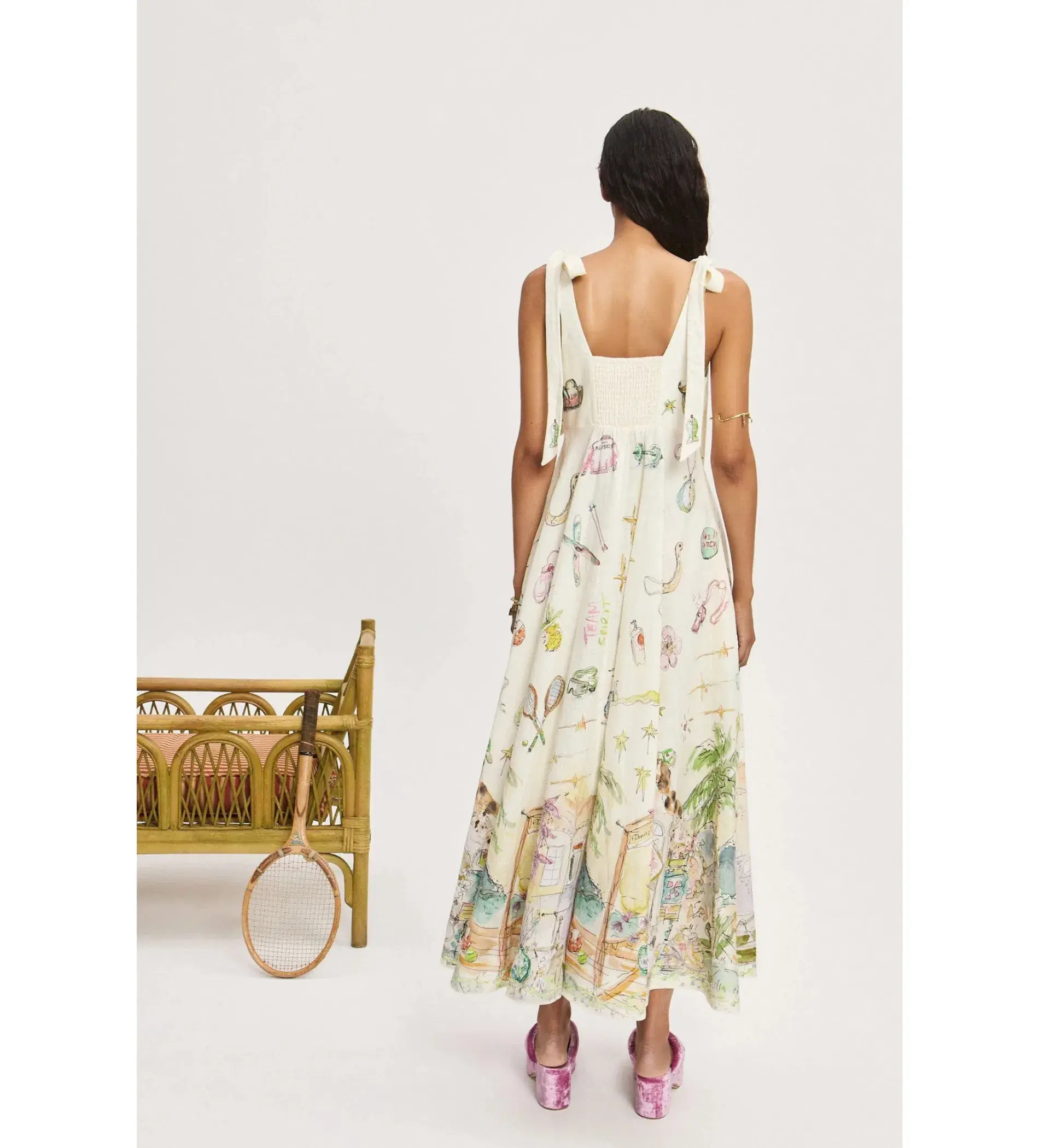 Alemais Anouk Ballet Sundress Multi Size 12 - Image 3