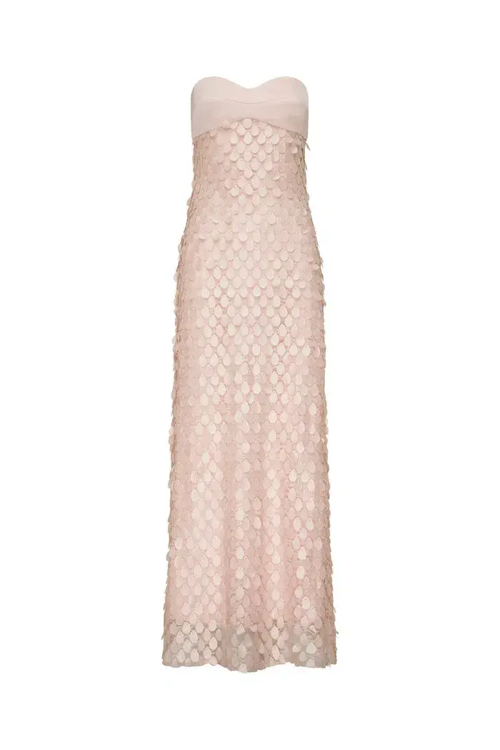 Manning Cartell Supreme Extreme Balconette Maxi Dress Rosewater Size 6 for rent on The Volte - main image