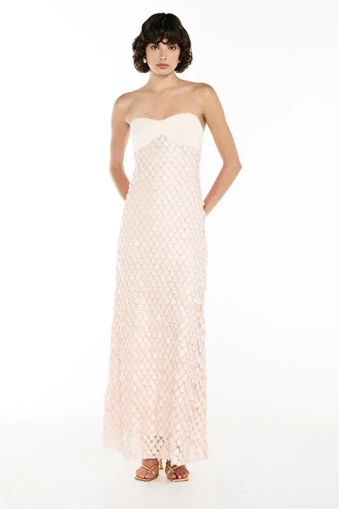 Manning Cartell Supreme Extreme Balconette Maxi Dress Rosewater Size 6 for rent on The Volte - main image