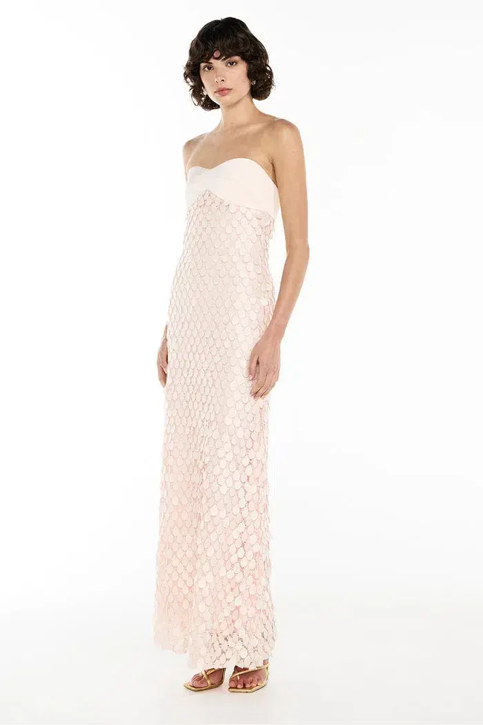 Manning Cartell Supreme Extreme Balconette Maxi Dress Rosewater Size 6 for rent on The Volte - main image