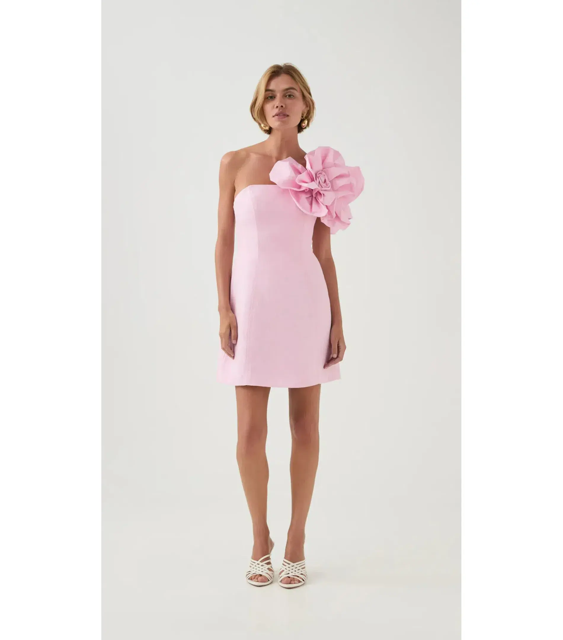 Aje Florence Mini Dress in Lilac Blush Size AU 8 - Image 1