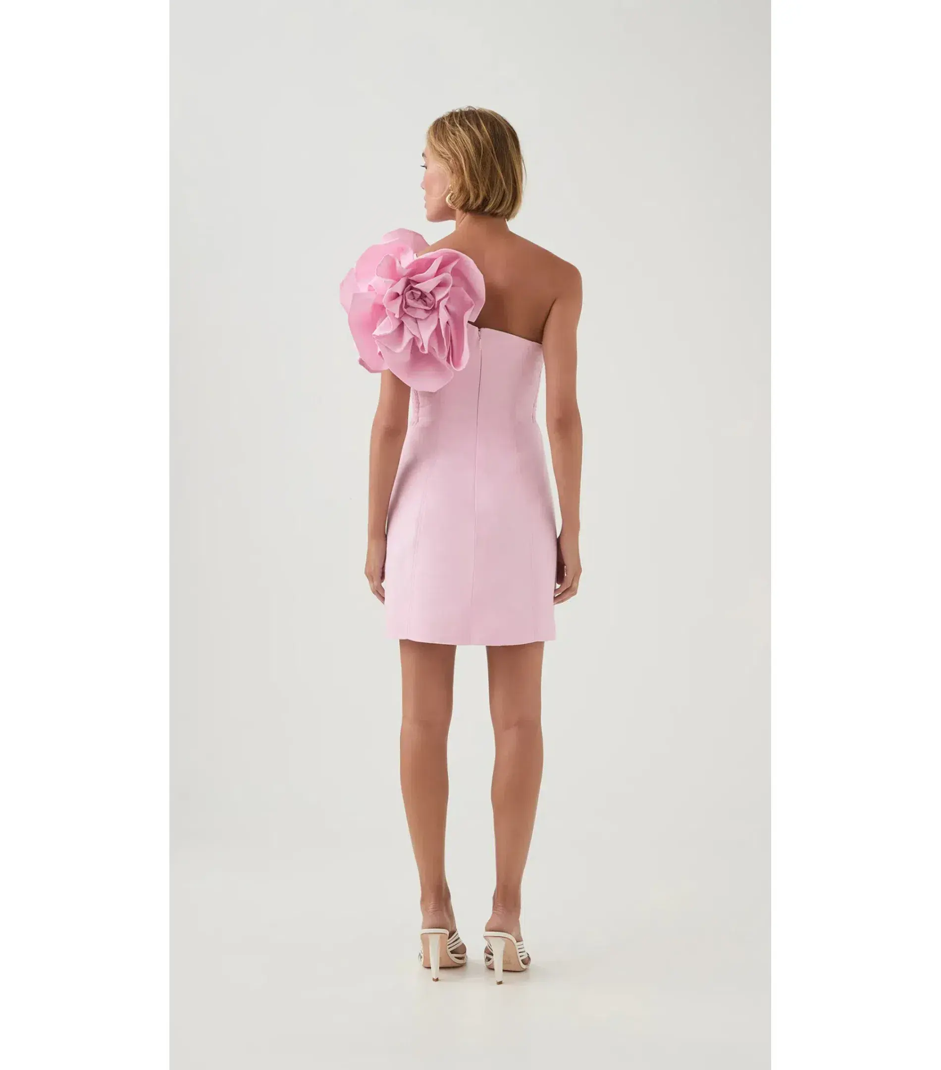 Aje Florence Mini Dress in Lilac Blush Size AU 8 - Image 3