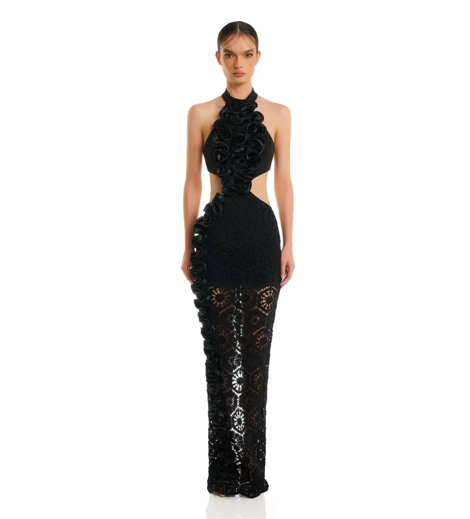 Eliya The Label Leila Maxi Dress Black Size 6 - Image 1