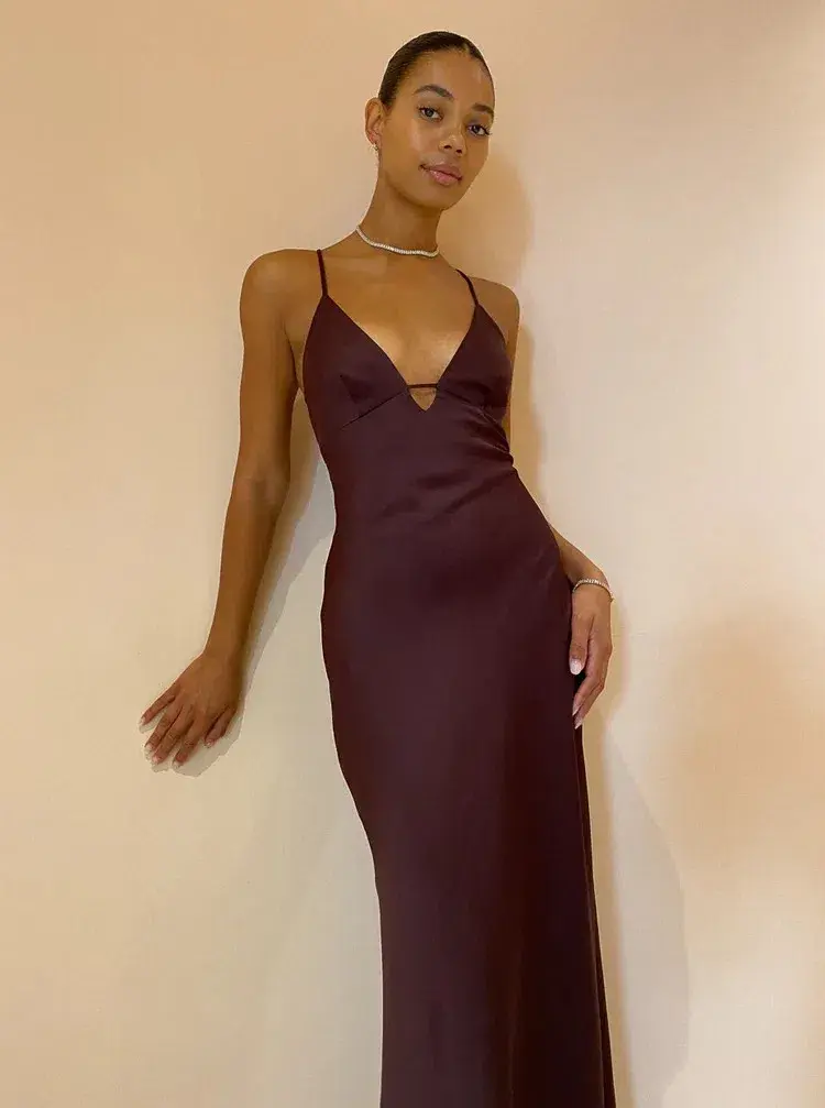Manning Cartell Time To Shine Slip Dress in Truffle Size AU6 - Image 12