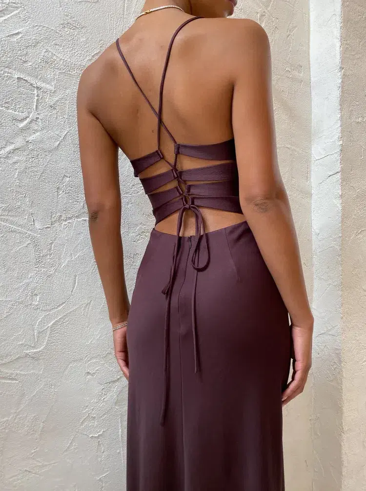 Manning Cartell Time To Shine Slip Dress in Truffle Size AU6 - Image 17