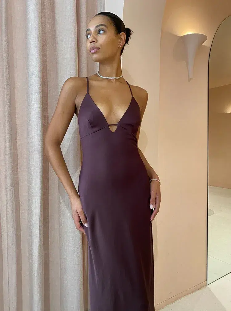 Manning Cartell Time To Shine Slip Dress in Truffle Size AU6 - Image 10