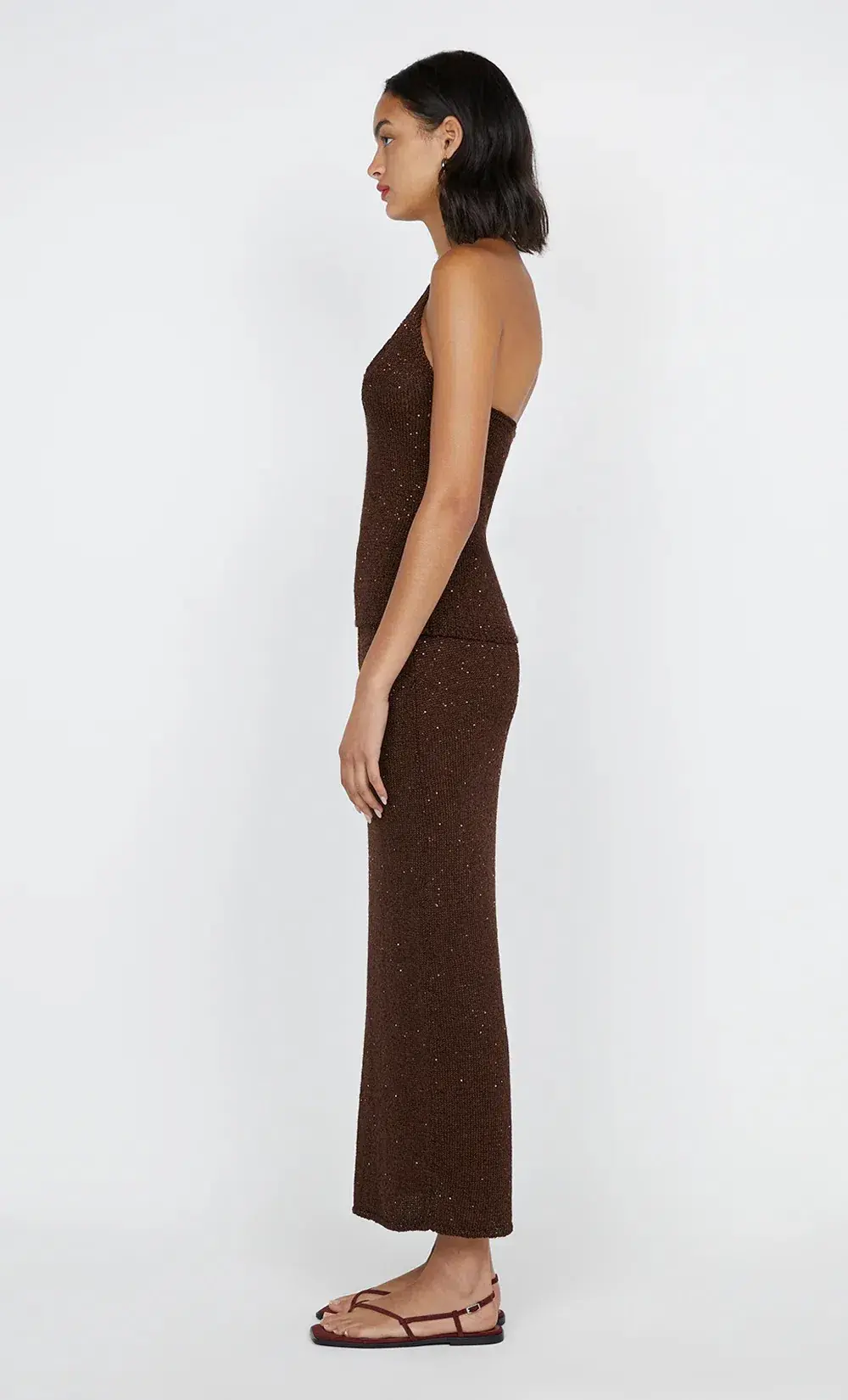 Bec and Bridge Delfina Tube Skirt in Chocolate Size XS / AU6 - Image 3