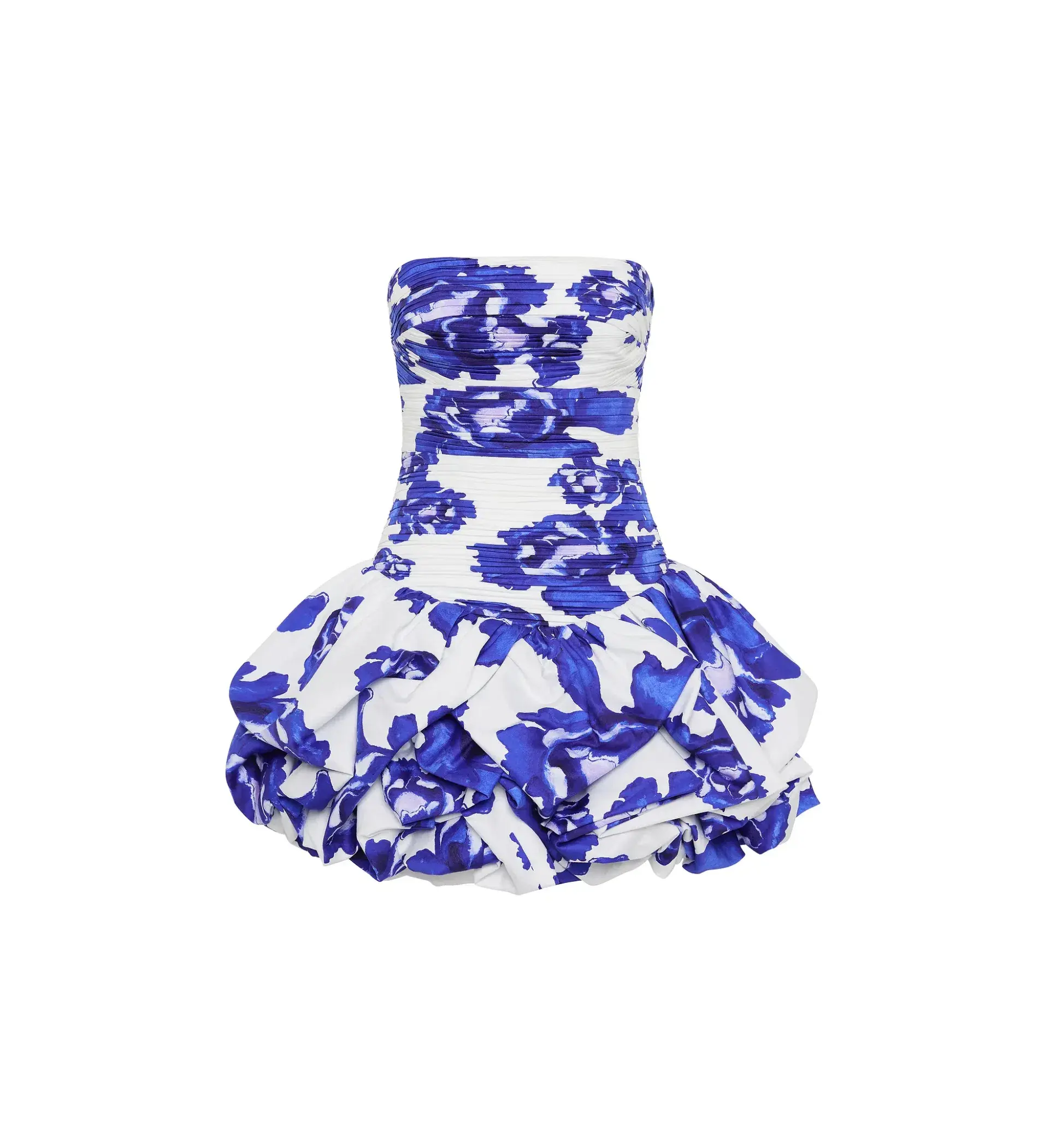 Aje Bubble Mini Dress Boldly Blooming Cobalt Size 8 - Image 5
