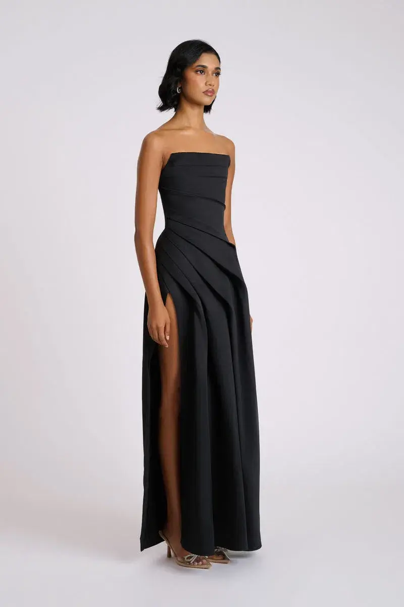 Eliya the Label Deanna Gown Black Size 8 - Image 5