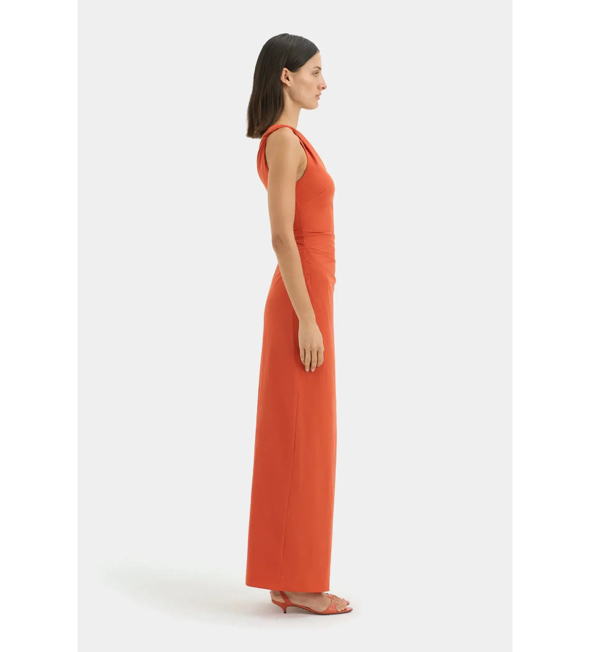 Sir the Label Rossanna Gown Terracotta Size 10 - Image 3