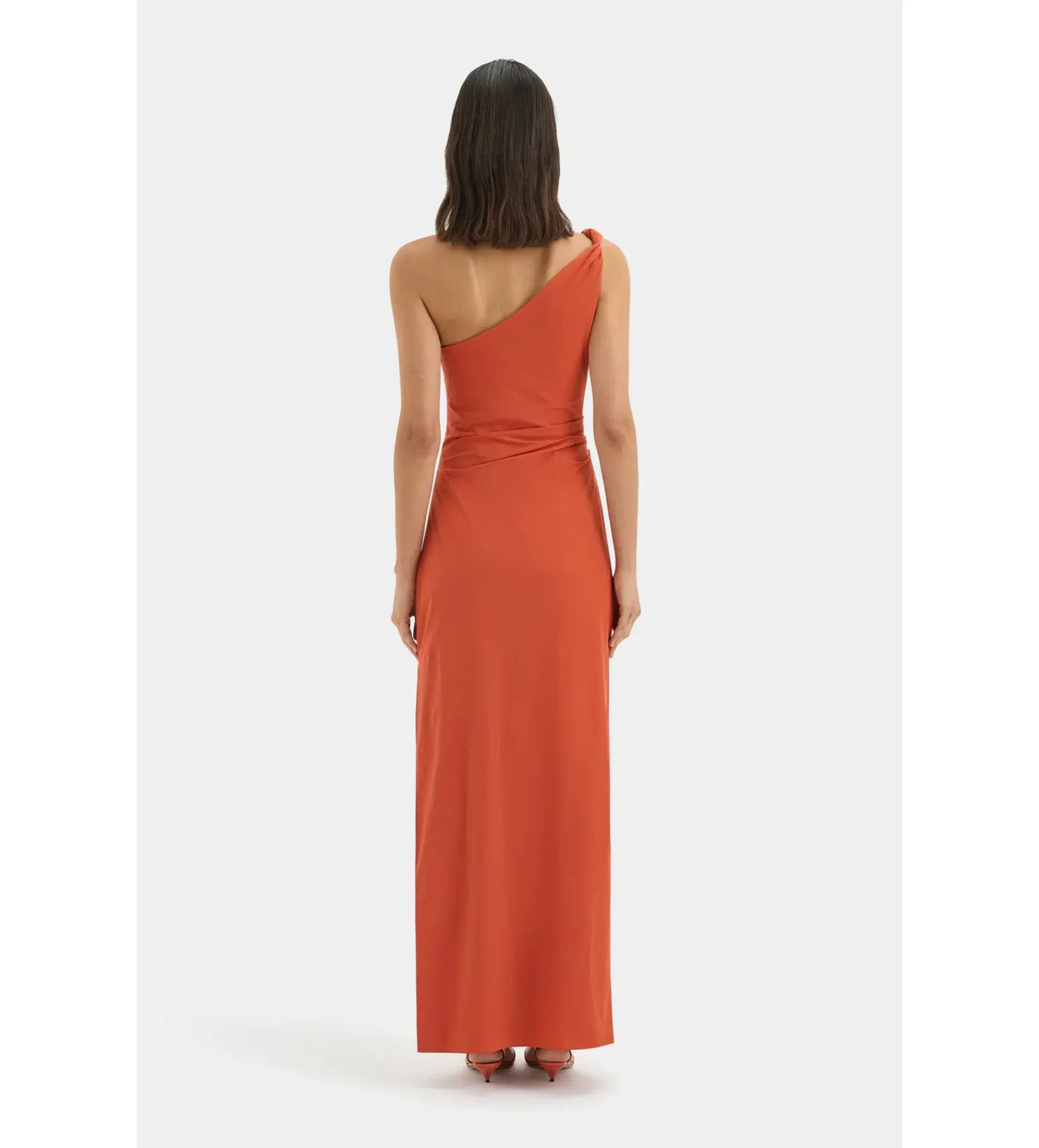Sir the Label Rossanna Gown Terracotta Size 10 - Image 4
