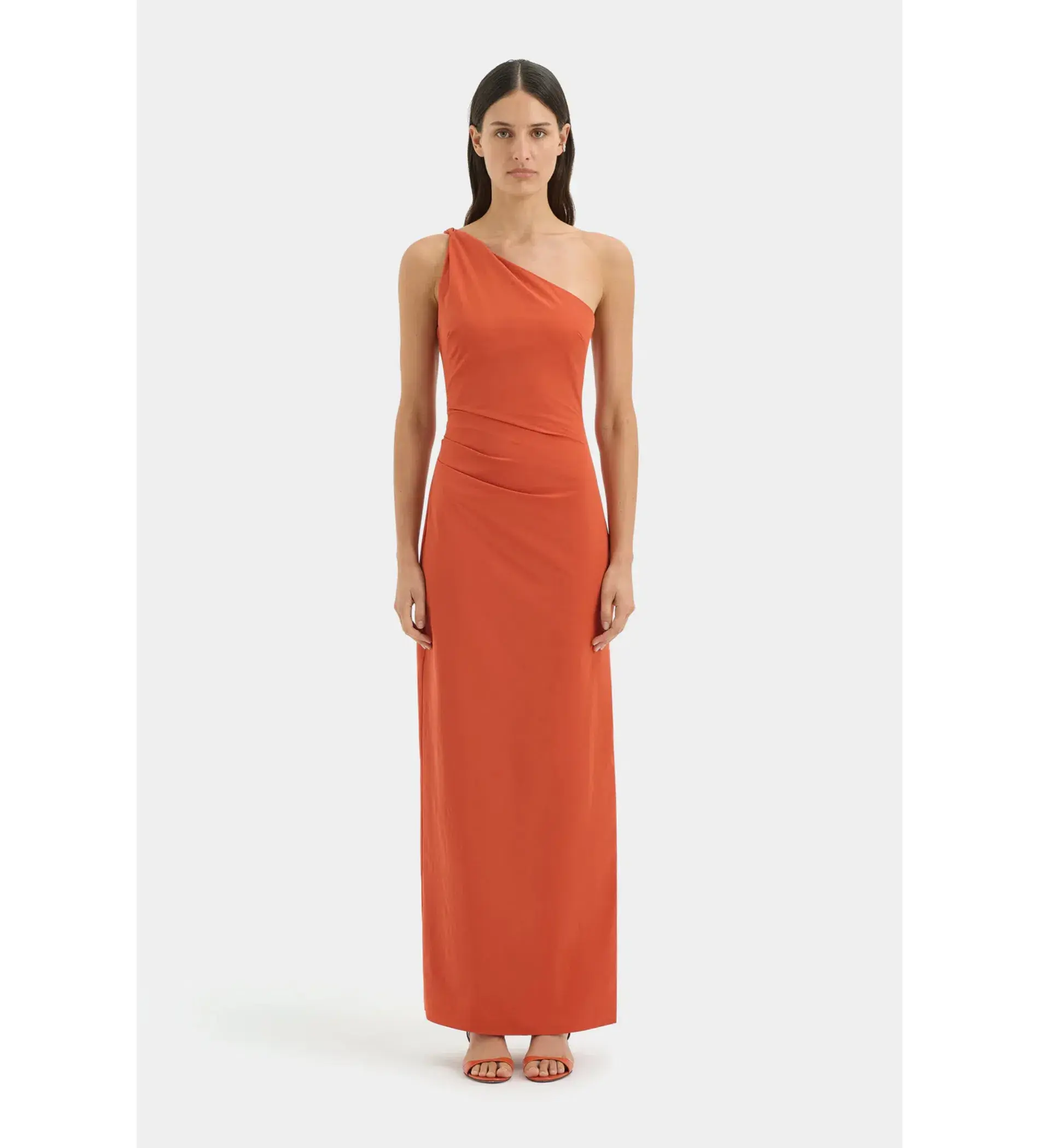 Sir the Label Rossanna Gown Terracotta Size 10 - Image 1