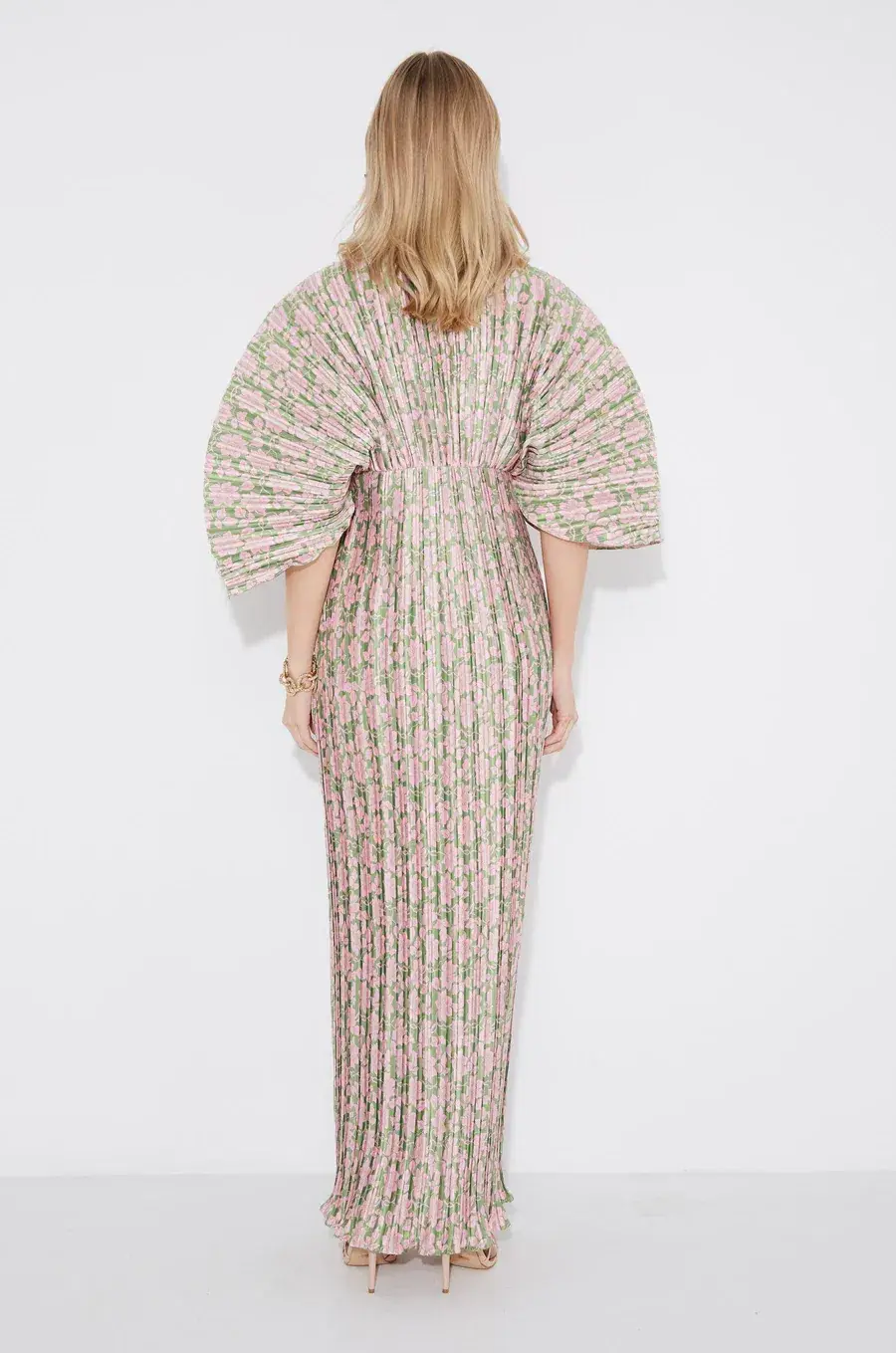 Sonya Moda Gianna Forever Dress Floral Pleated Maxi Size 8 for rent on The Volte - main image