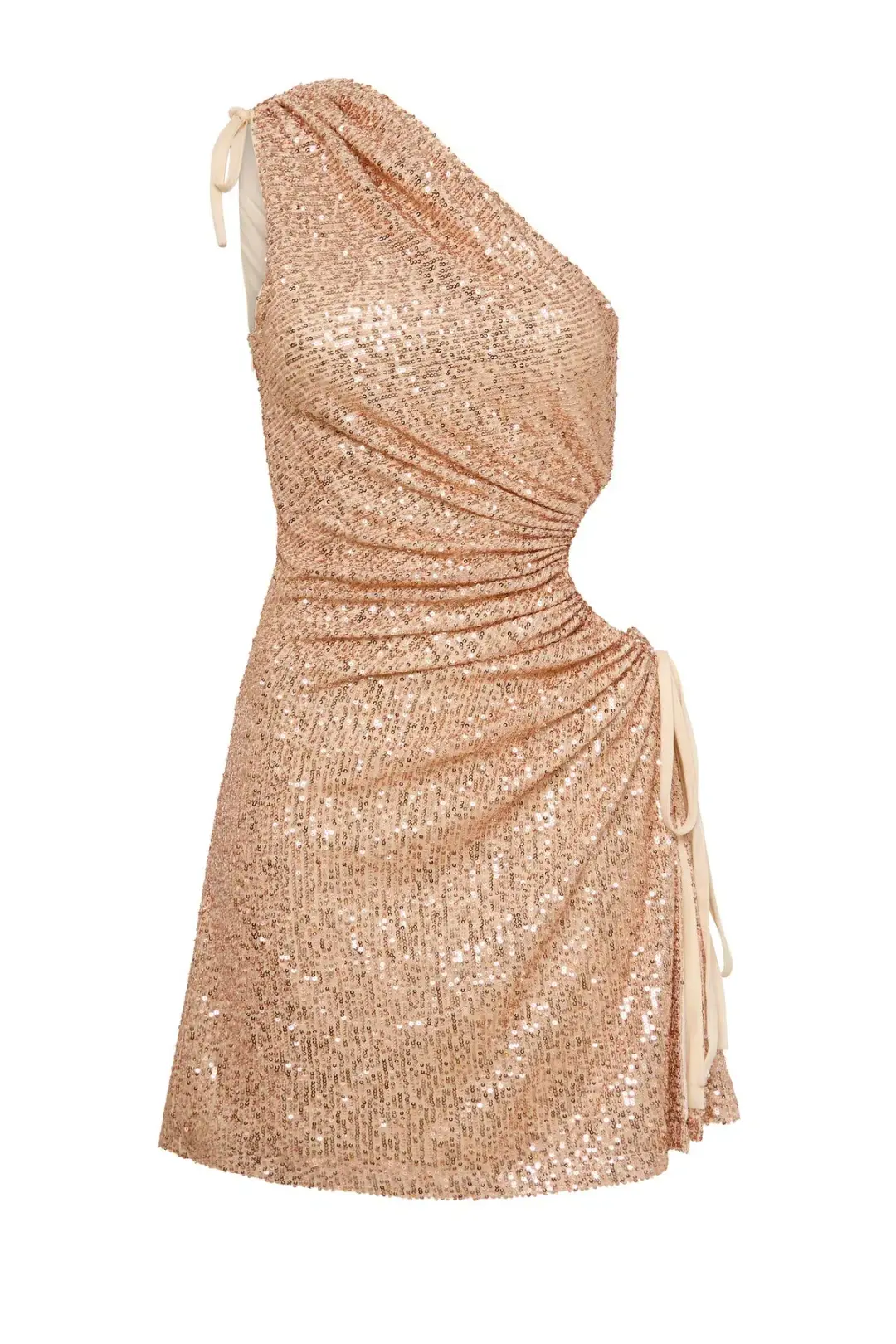 Sonya Moda Nour Mini Dress Gold Sequins Size 10  for rent on The Volte - main image