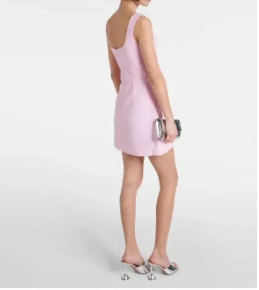 Rebecca Vallance Jenna Bustier Mini Dress Pink Size 16 - Image 3