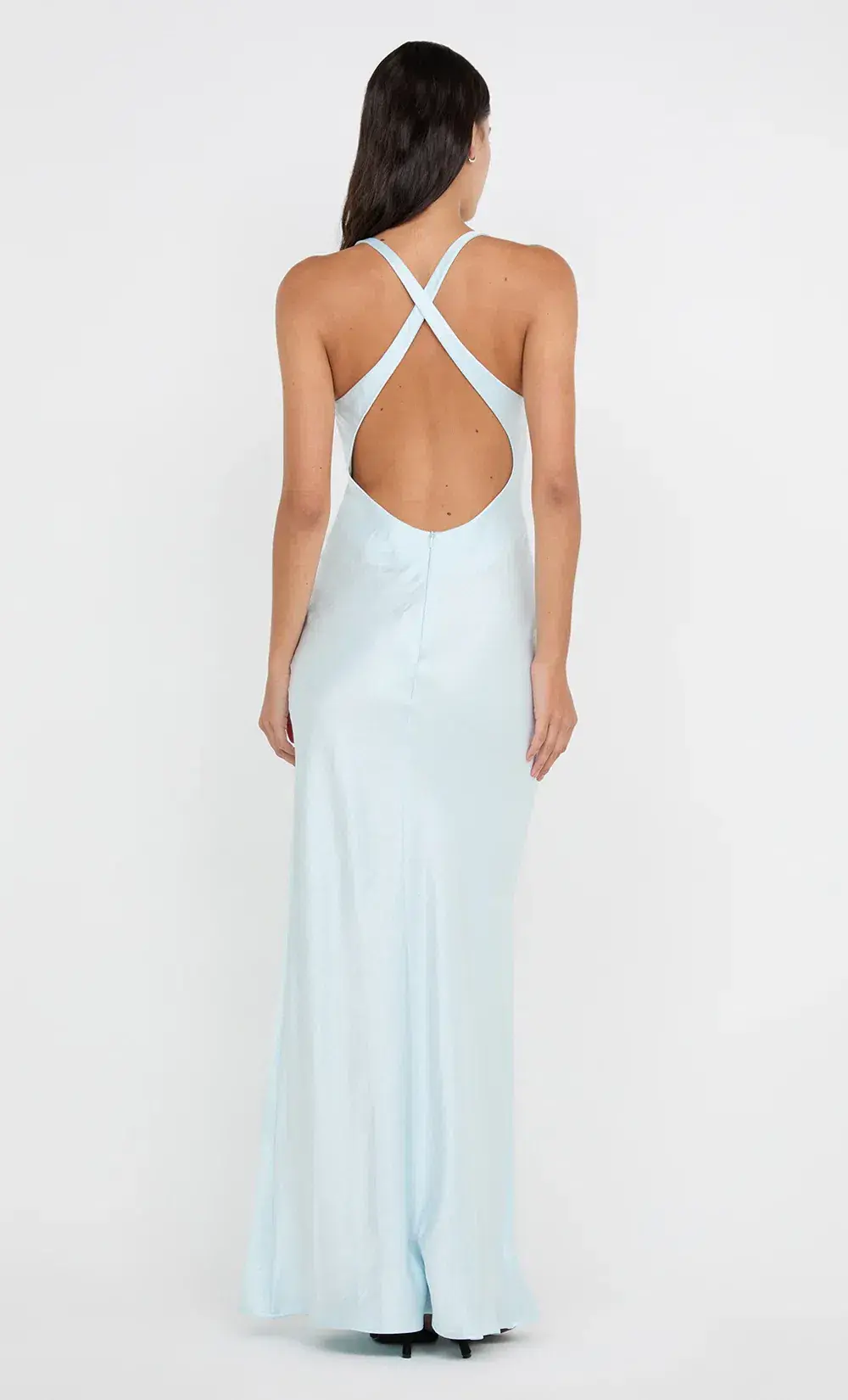 Bec + Bridge The Dreamer V Neck Dress Arctic Blue Size 4 - Image 4