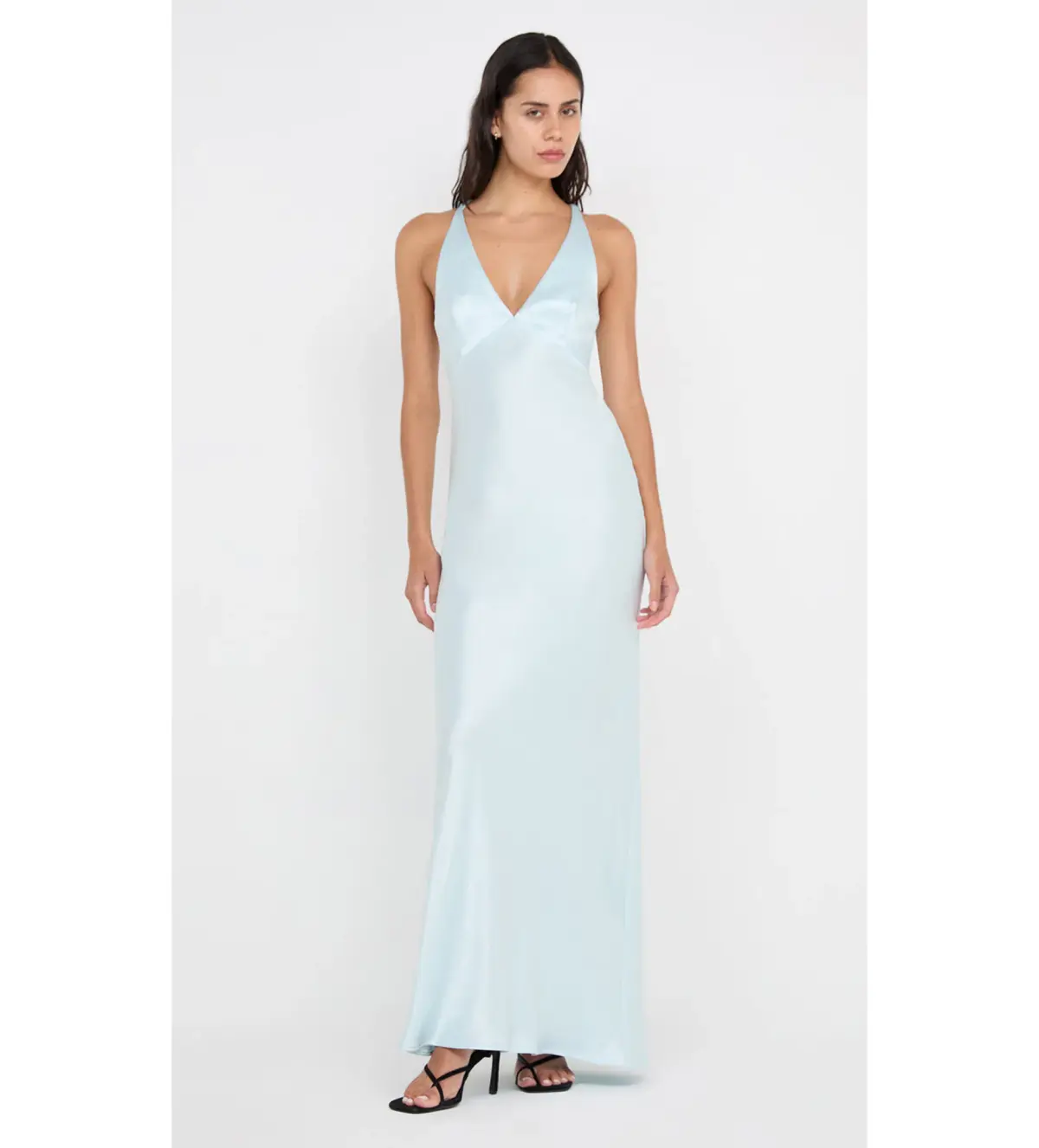 Bec + Bridge The Dreamer V Neck Dress Arctic Blue Size 4 - Image 1