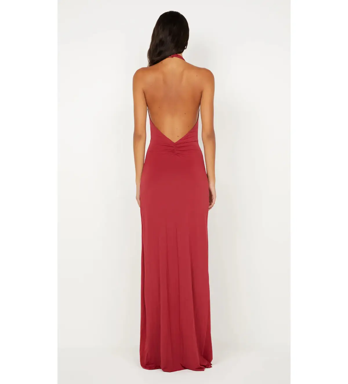 Bec & Bridge Susie Plunge Maxi Dress in Cherry Red Size XS / AU 6 - Image 2
