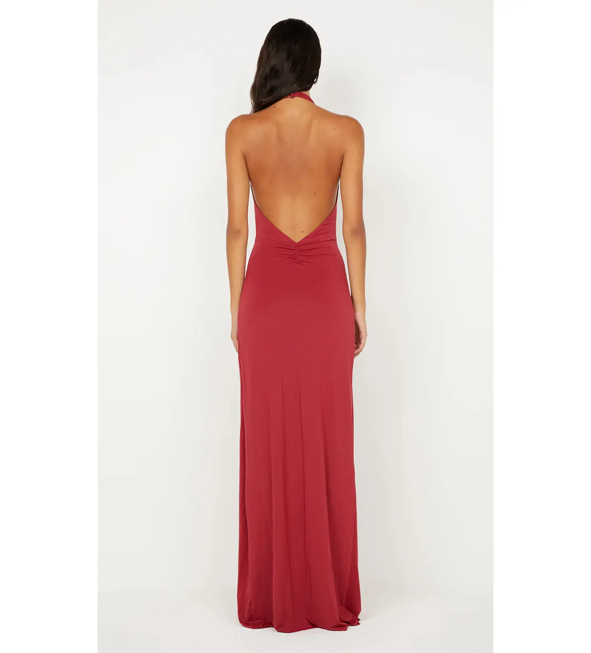 Bec & Bridge Susie Plunge Maxi Dress in Cherry Red Size XS / AU 6 - Image 2