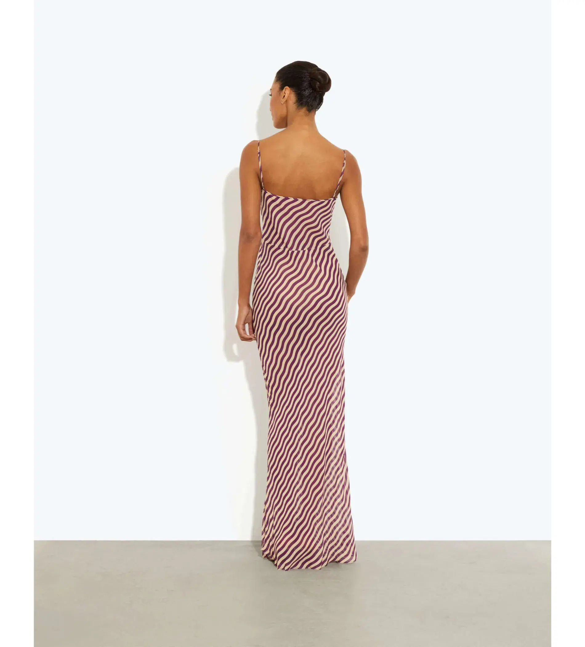 Rat and Boa Assisi Maxi Dress in Wave Print Size 8 - Image 2
