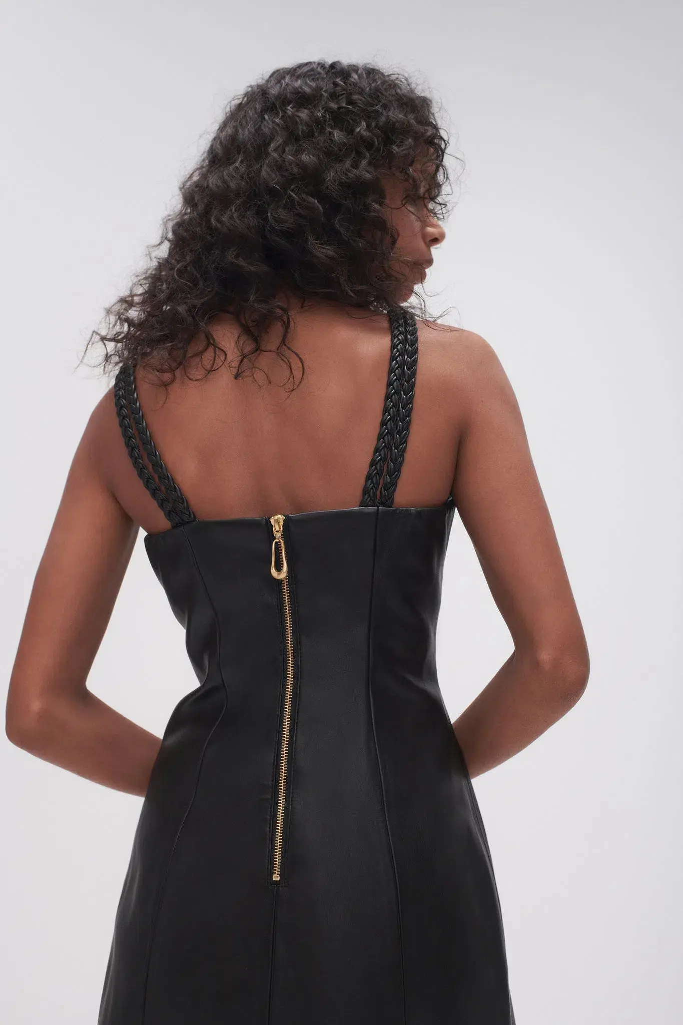 Aje Osa Braided Mini Dress Black Size 8 - Image 3