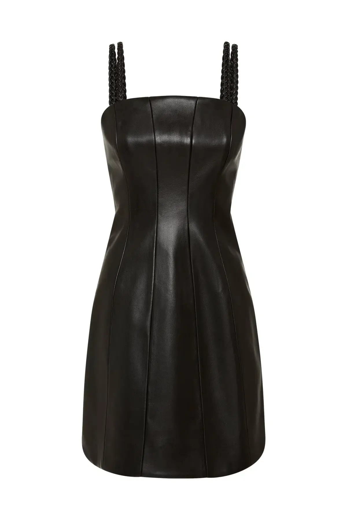 Aje Osa Braided Mini Dress Black Size 8 - Image 4