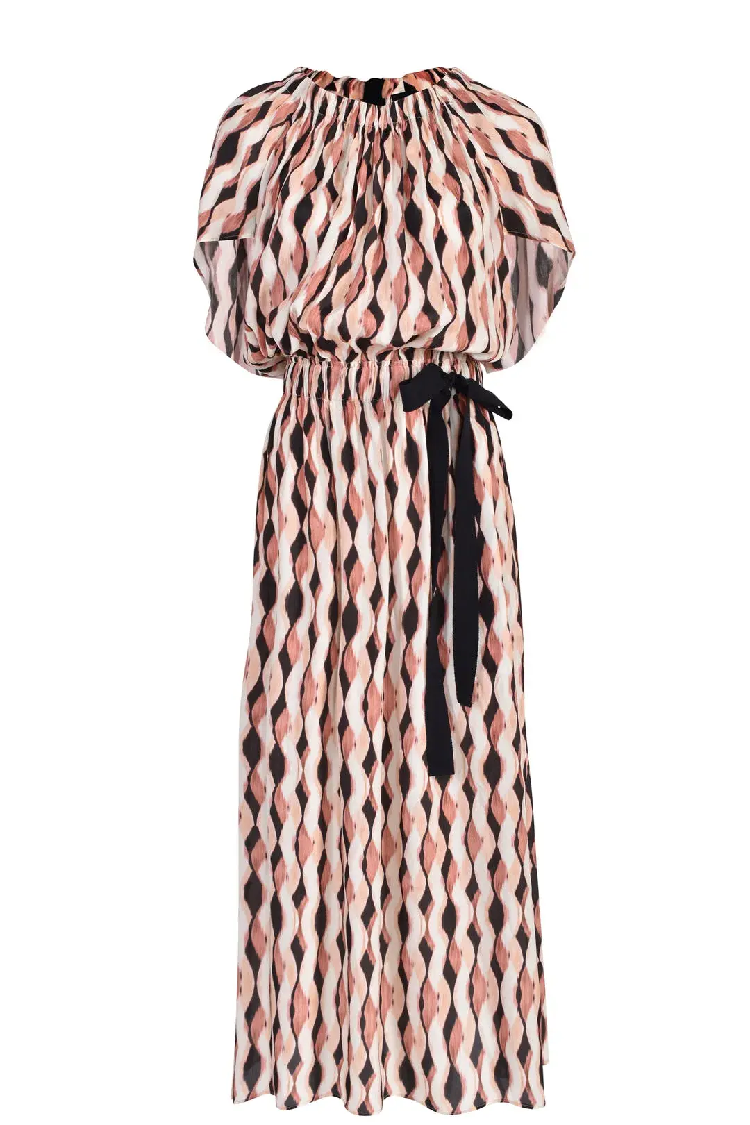 Husk Florence Print Midi Dress in Brown Size M/AU 10 - Image 5