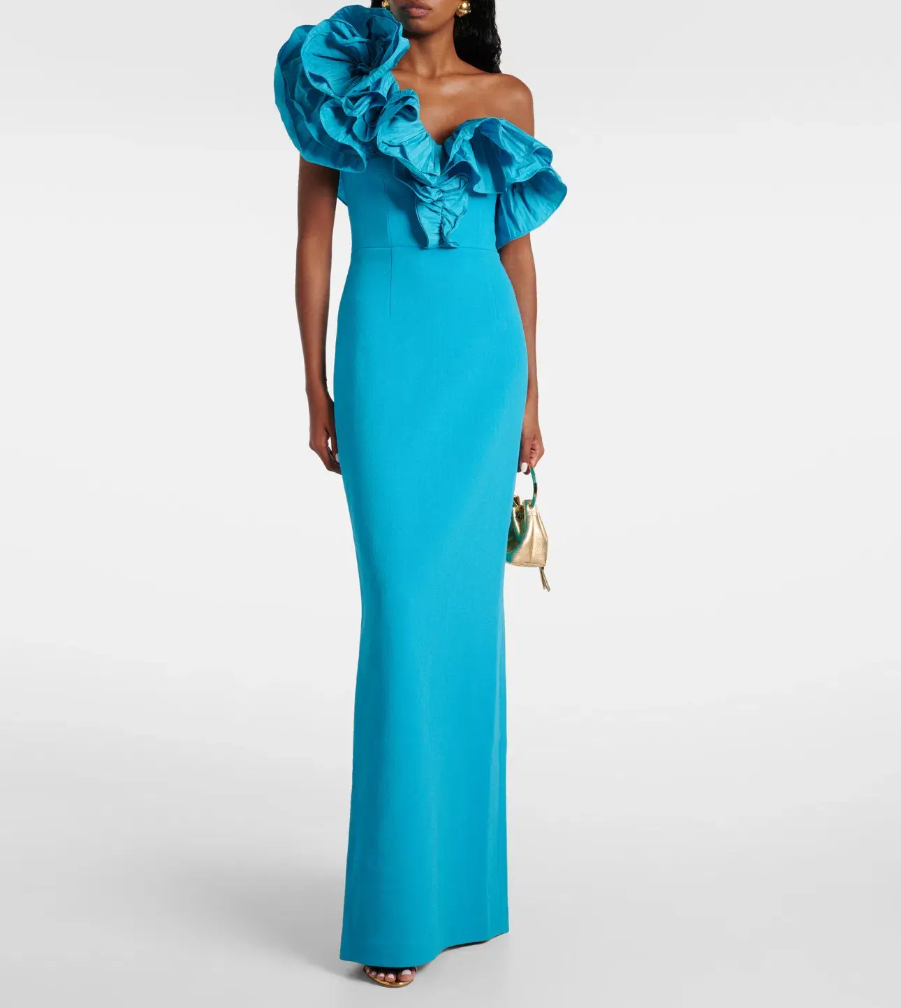 Rebecca Vallance Ella Gown Blue Size 10  - Image 1