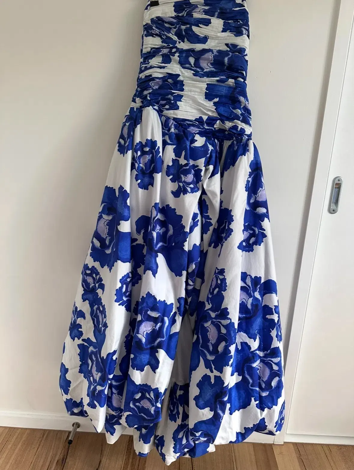 Aje Behold Maxi Dress Bodly Blooming Cobalt Size 14 - Image 7