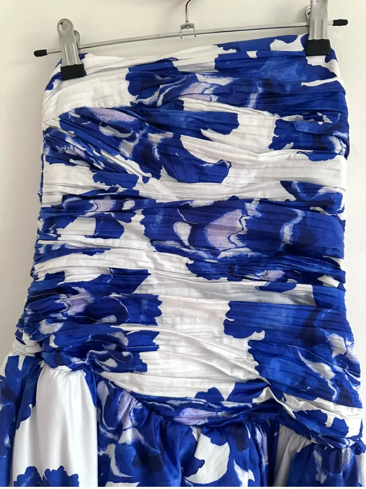 Aje Behold Maxi Dress Bodly Blooming Cobalt Size 14 - Image 6