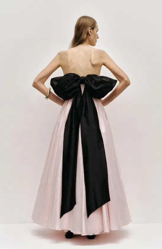 Aje Thea Gown Pink Tint/ Black Size 8 - Image 2