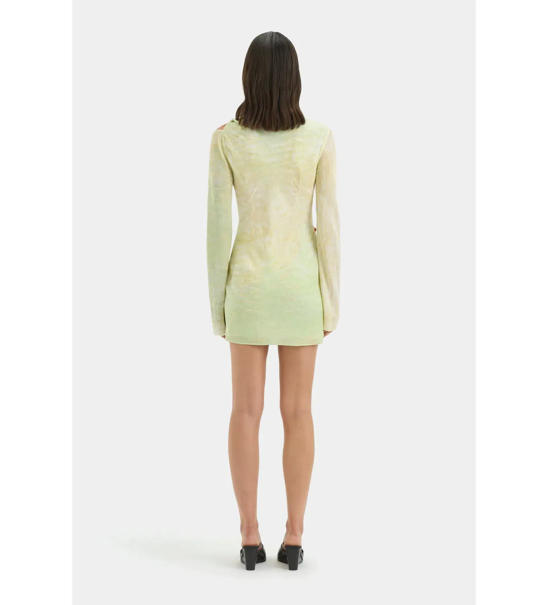 Sir the Label Citterio Mini Dress in Giardino Citro Print Size 2/ AU 10 - Image 3