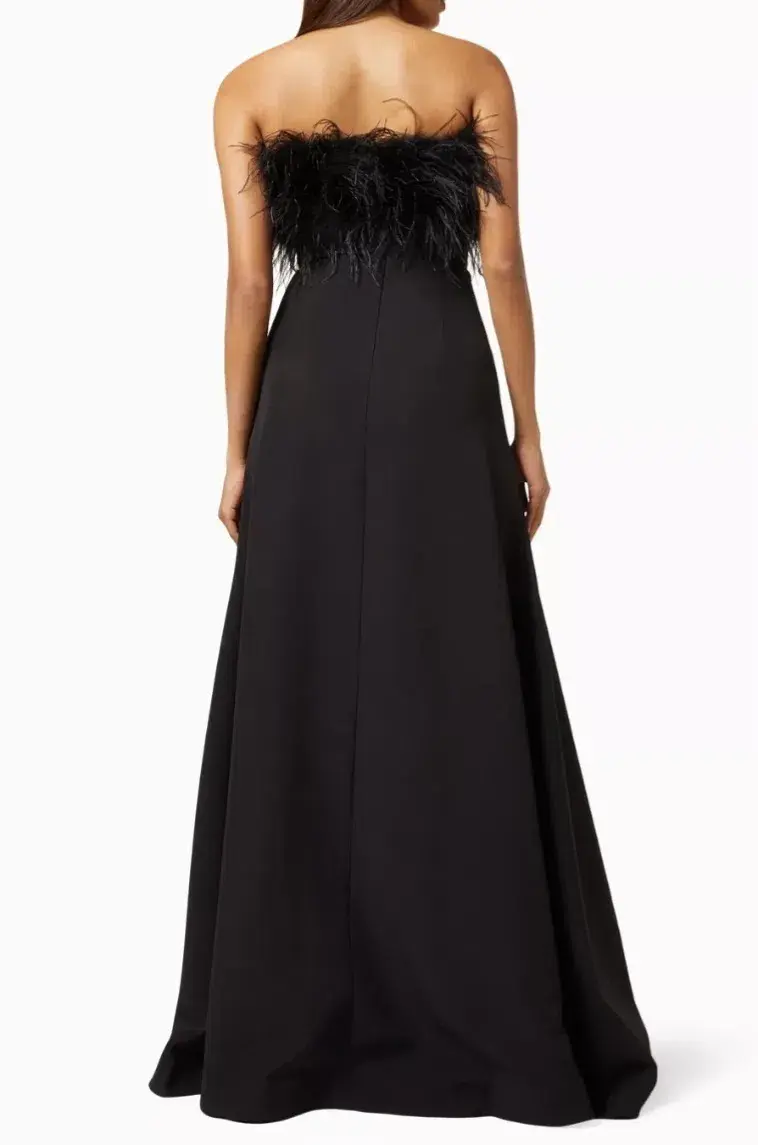 Rachel Gilbert Linc Gown Black 1/AU8 for rent on The Volte - main image