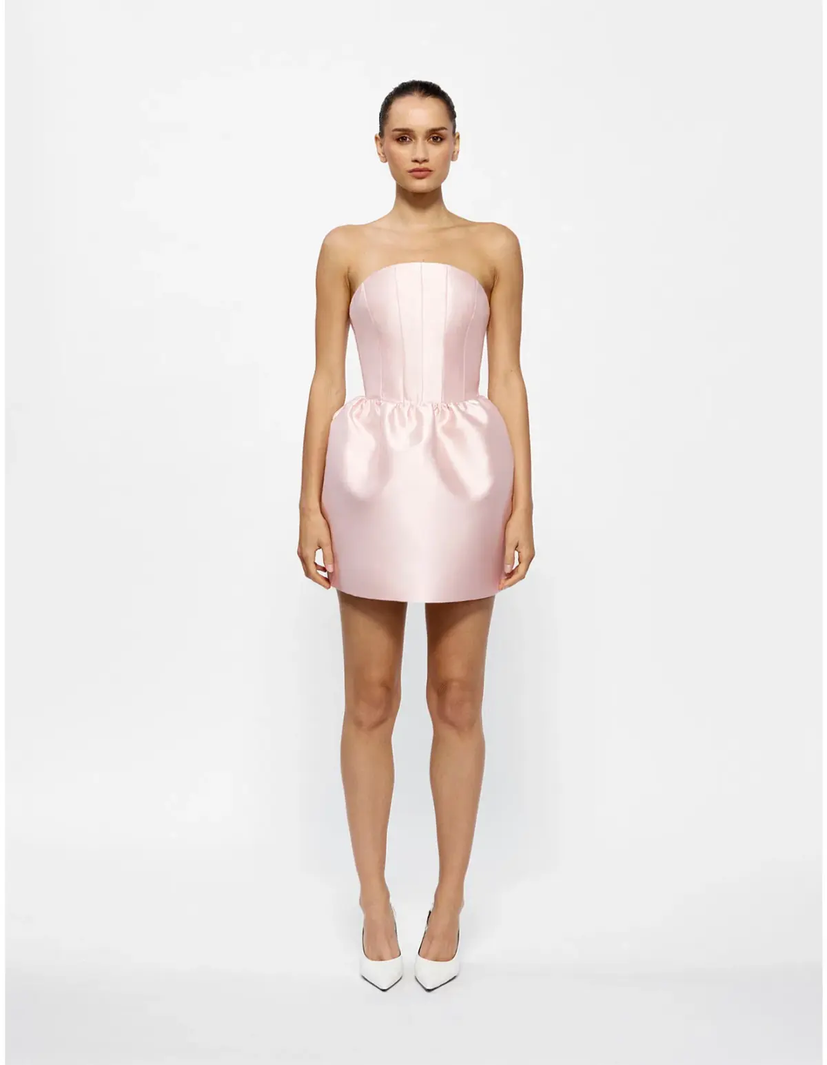 Effie Kats Luetta Mini Dress Blush Size AU 6 - Image 1