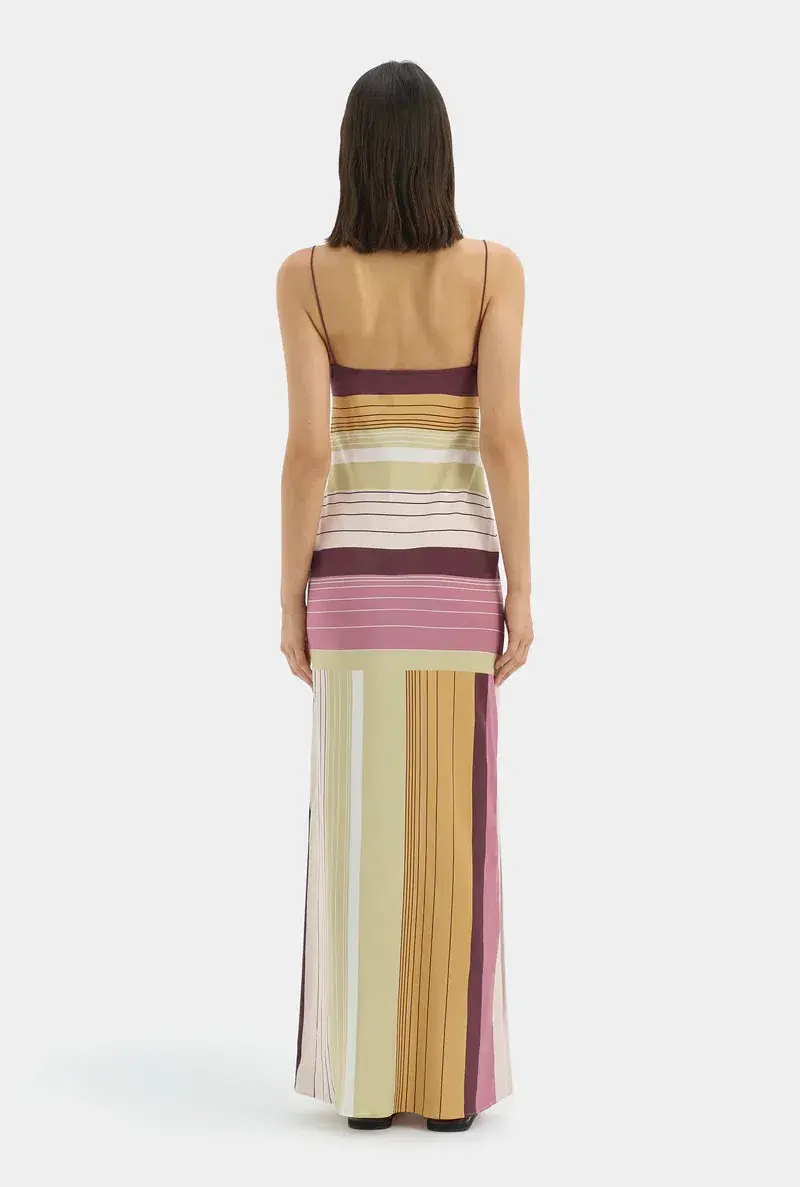Sir the label Fontana Slip Dress Elisa Stripe size 3/12 - Image 5
