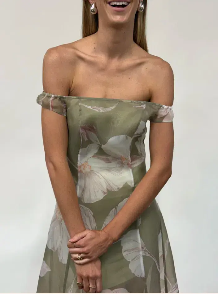 By Nicola Clementine Maxi Dress in Peppermint Floral Size 12 - Image 2