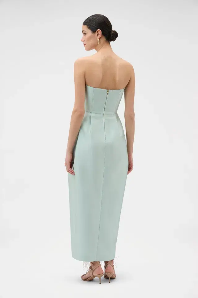 Oroton Bodice Detail Gown Glass Size 8 for rent on The Volte - main image