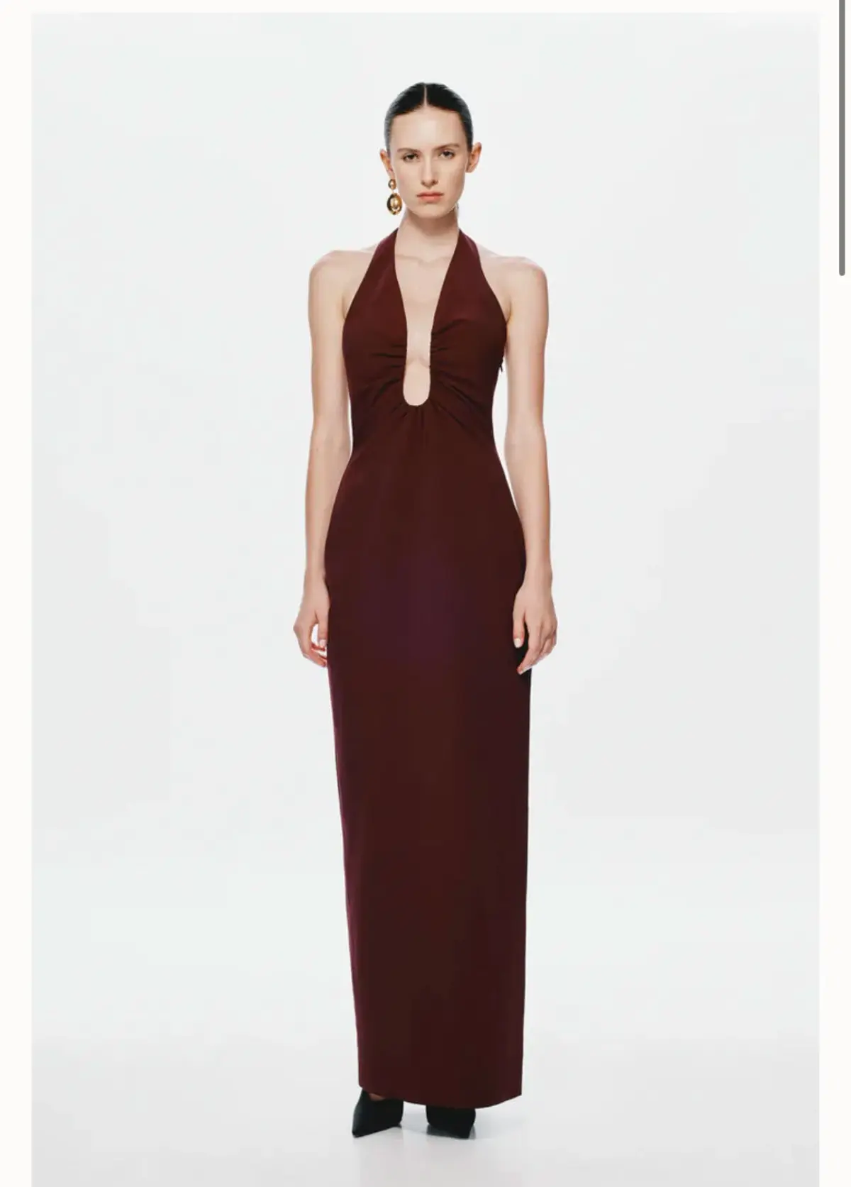 Misha Alusia Dress in Port Size 10 - Image 1
