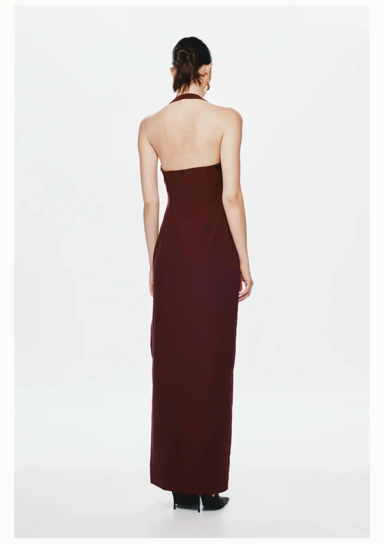Misha Alusia Dress in Port Size 10 - Image 2