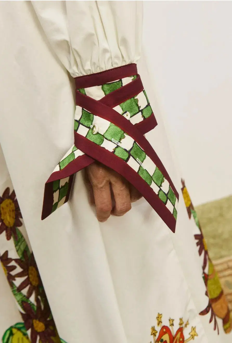 Alemais Katerina V Neck Midi Dress Size 10  for rent on The Volte - main image