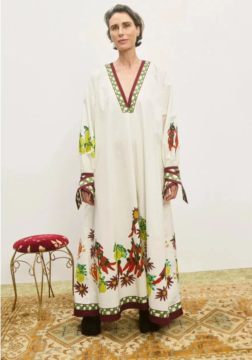 Alemais Katerina V Neck Midi Dress Size 10  - Image 2