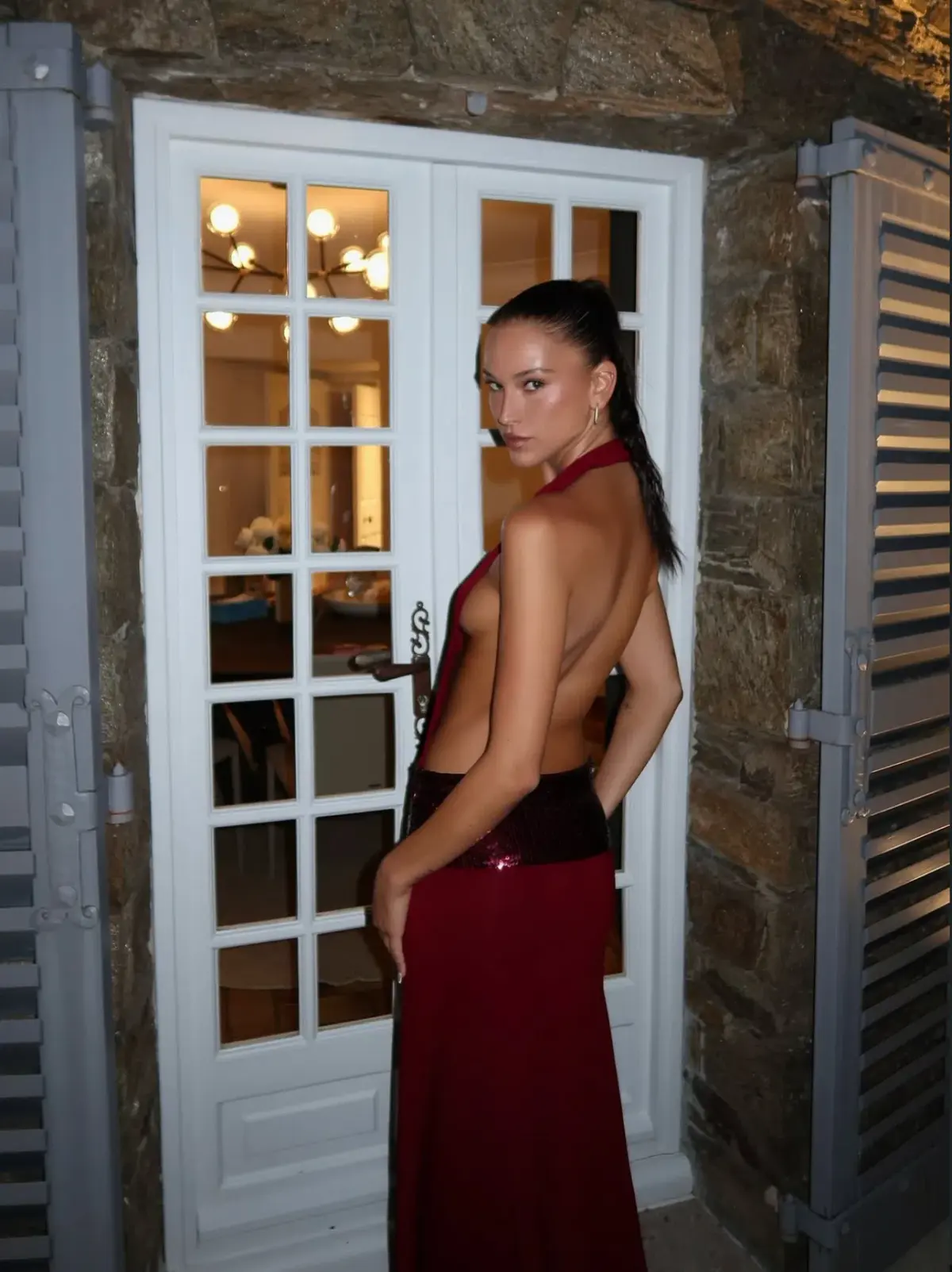 Ance Gria Adele Gown Wine Size S / AU 8 - Image 2
